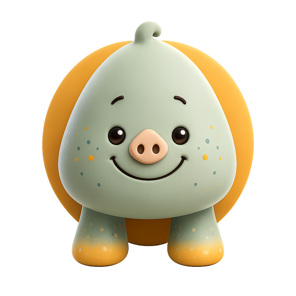 Buguli as a soft clay mascot